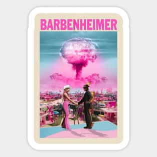 Oppenheimer Barbie 2023 Sticker